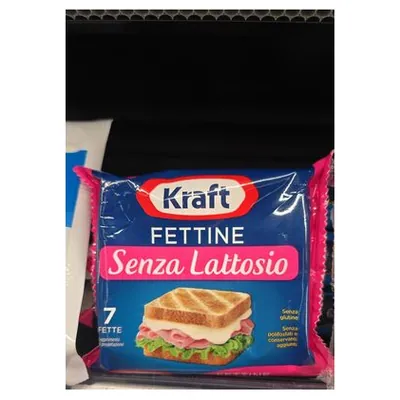 Kraft lactose-free processed cheese slices, 175 g