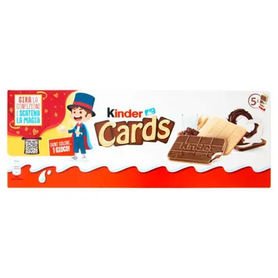 Kinder Cards 5 упаковок, 128 г