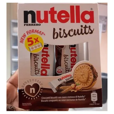 Nutella Biscuits cookies with hazelnut spread filling