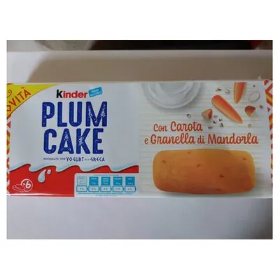 Kinder бисквитные мини-кексы Plumcake Carota, 192 г