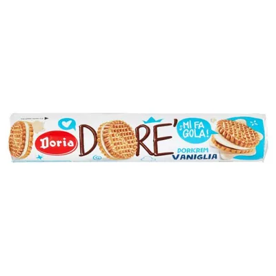 Doria Ванильное печенье Dorè в тубусе, 150 г