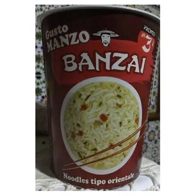 Banzai лапша быстрого приготовления со вкусом говядины, 67 г