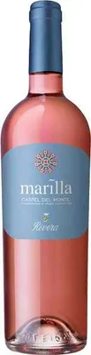 Rivera Розовое сухое вино Marilla Castel Del Monte Doc Rosato, 0,75 л, 12,5%