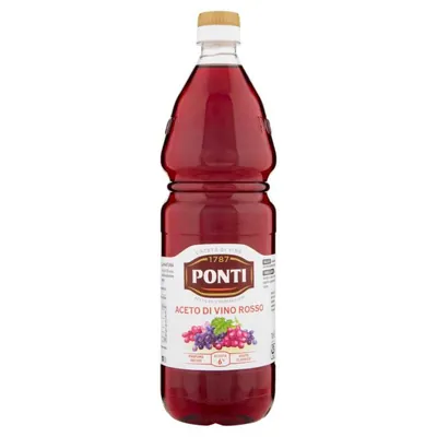 Ponti красный уксус ПЭТ, 1 л