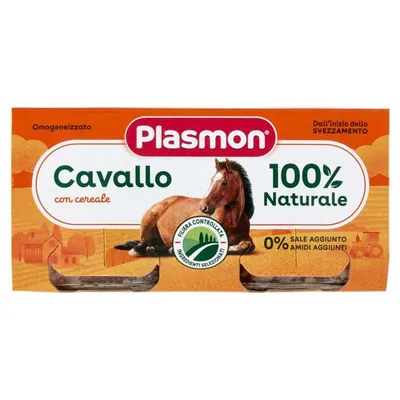 Plasmon horse meat homogenized purée, 2 × 80 g