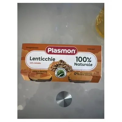 Plasmon пюре из бобовых чечевица, 2х80 г