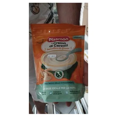Plasmon пшеничный манный крем, 200 г