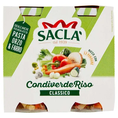 Saclà приправа для риса Condiverde Riso, 2 шт × 290 г