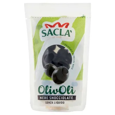 Saclà dark olives, 75 g