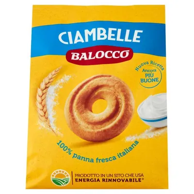 Balocco Ciambelle biscuits with fresh Italian cream, 700 g