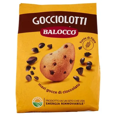 Balocco Gocciolotti biscuits with maxi chocolate drops, 700 g