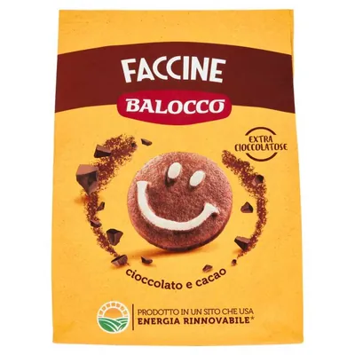 Balocco Faccine biscuits with chocolate and hazelnuts, 700 g