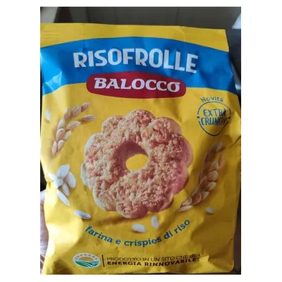 Balocco Risofrolle печенье с рисовой мукой, 700 г