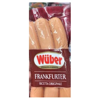 Wuber сосиски Deliziosi Frankfurter, 200 г