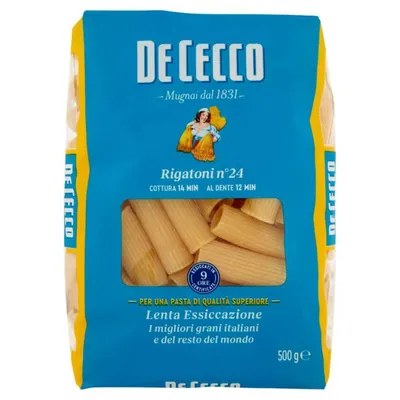 De Cecco Rigatoni n.24, 500 г