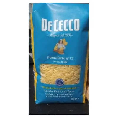 De Cecco puntalette pasta no. 73, 500 g