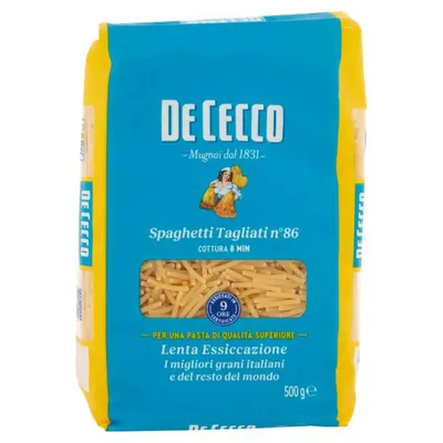 De Cecco Spaghetti Tagliati n.86, 500 г