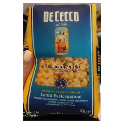 De Cecco lumachine pasta no. 80, 500 g