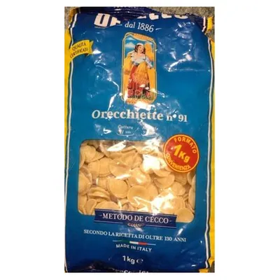 De Cecco Orecchiette pasta nº 91, 1 kg