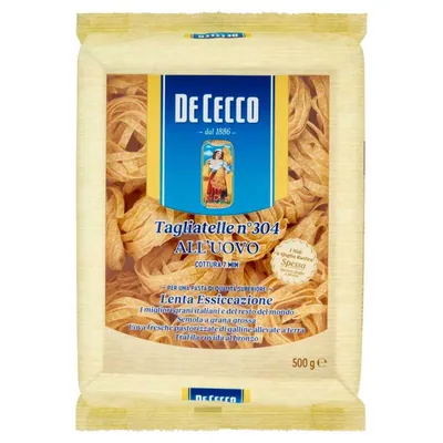 De Cecco Nidi Tagliatelle Uovo N°304, 500 g