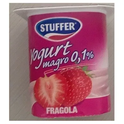 Stuffer йогурт без лактозы клубника, 2х125 г