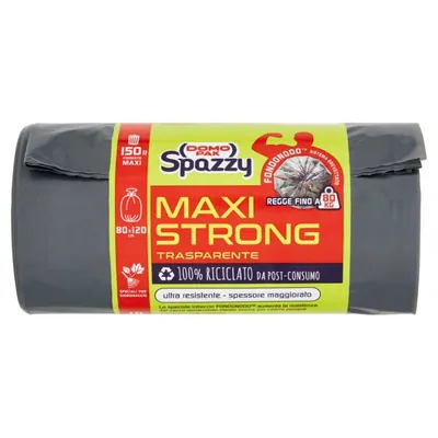 Domopak Spazzy Maxistrati прозрачные мешки для мусора, 150 л