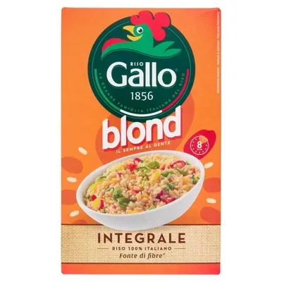 Riso Gallo Рис бурый Blond Riso Gallo Blond Integrale, 1 кг