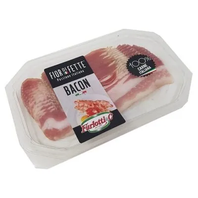 Furlotti & C. бекон копченый нарезка, 100 г