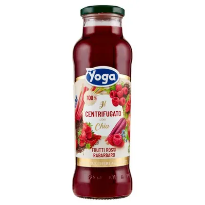 Yoga Centrifugato Смузи из красных фруктов и ревеня с семенами чиа, 680 мл