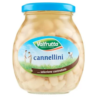 Valfrutta Фасоль каннеллини в стекле, 360 г