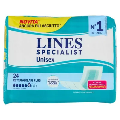 Lines Specialist прямоугольные впитывающие прокладки Plus, 22 шт