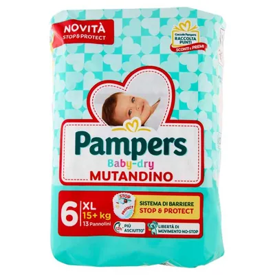 Pampers Baby Dry трусики-подгузники размер 6, 15+ кг, 14 шт.