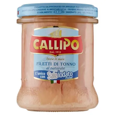 Callipo Филе тунца в собственном соку, 170 г