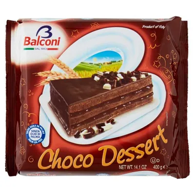 Balconi Dolciaria Balconi Torta Choco Dessert chocolate cake, 400 g