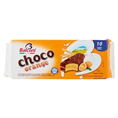 Balconi Choco Orange snack cake, 350 g, 10 pcs.