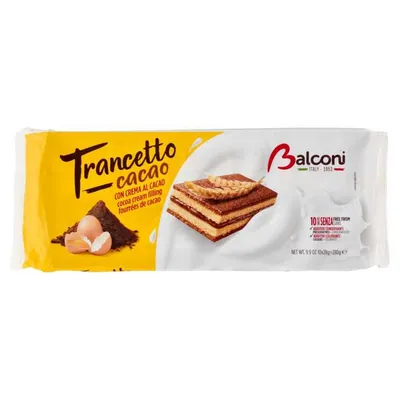 Balconi Cocoa Trancetto snack cake, 280 g, 10 pcs.