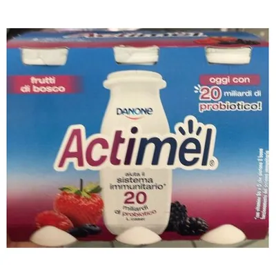 Danone Actimel йогурт питьевой лесные ягоды, 600 г