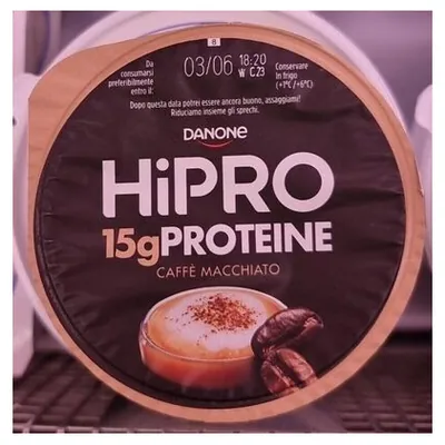 Danone Hipro протеиновый йогурт кофе макиато, 160 г