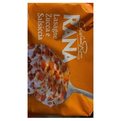 Giovanni Rana pumpkin and sausage lasagna, 350 g