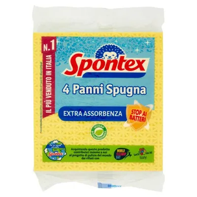 Spontex Салфетки-губки, 4 шт