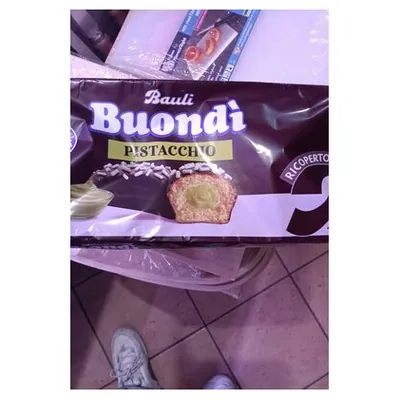 Bauli Buondì pistachio flavored glazed pastries, 4 pcs, 184 g