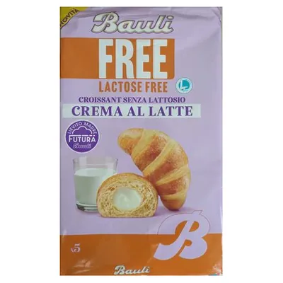 Bauli Free lactose-free milk croissants, 225 g