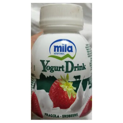 Mila йогурт питьевой со вкусом клубники, 200 г