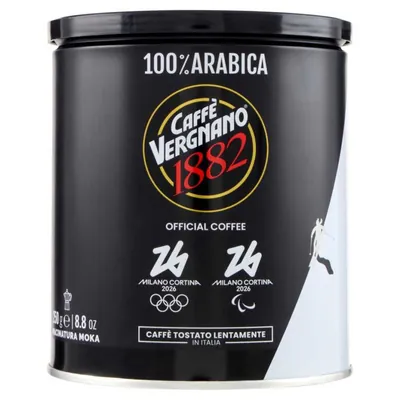 Caffè Vergnano 1882 Кофе молотый для мокки 100% Arabica, 250 г