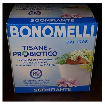 Bonomelli Probiotico Sgonfiante herbal infusion, 10 tea bags