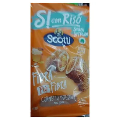 Riso Scotti wholegrain croissant with honey, 240 g