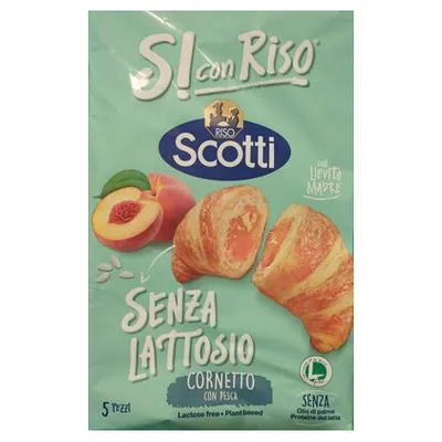 Riso Scotti круассан с персиком, 240 г