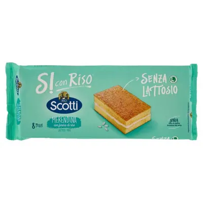 Riso Scotti Бисквитное пирожное Si con Riso без лактозы, 200 г