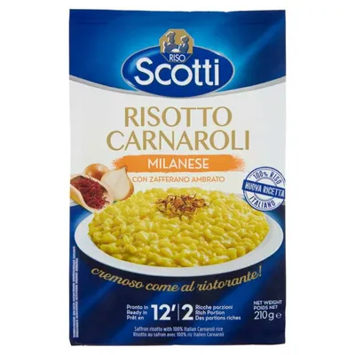 Riso Scotti Ризотто по-милански, 210 г