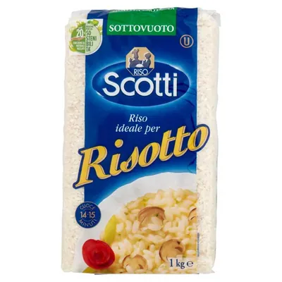 Riso Scotti Рис для ризотто Рибе, 1 кг